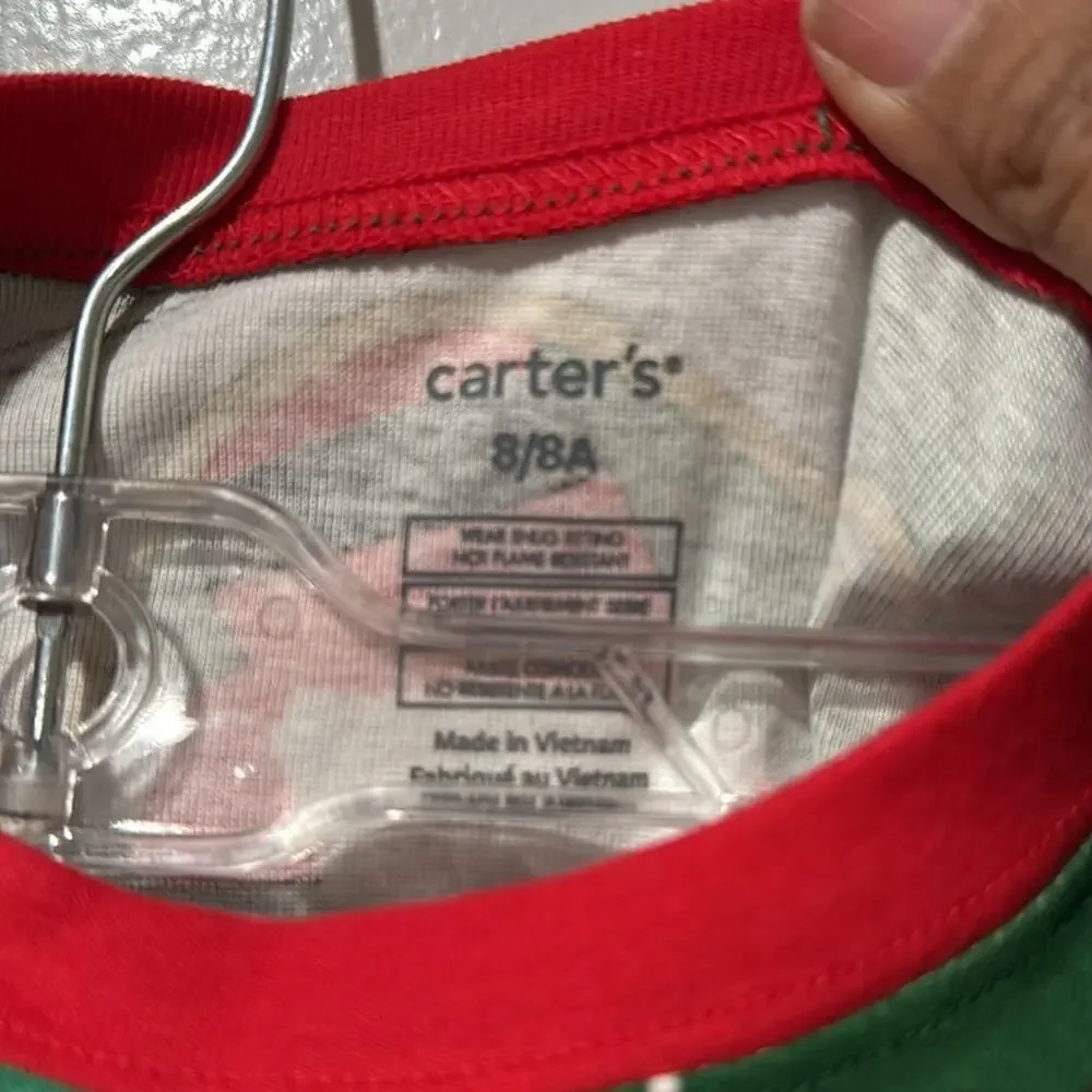 Carter's Boys Christmas Pajamas Nee With Tags